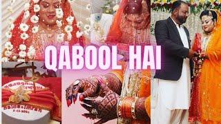 My Nikkah VlogPakistani traditional Wedding Nikkah Emotional Moments  Queen Naina Shaikh