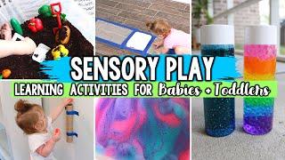 SENSORY PLAY ACTIVITIES FOR BABIES & TODDLERS  LEARNING THROUGH PLAY  Jessica Elle