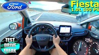 2020 Ford Fiesta 1.0 EcoBoost 100 PS TOP SPEED AUTOBAHN DRIVE POV