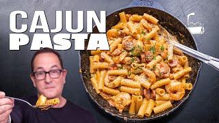 ONE PAN CREAMY CAJUN PASTA...WOW  SAM THE COOKING GUY