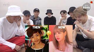 BTS reaction blackpink then vs now shookening