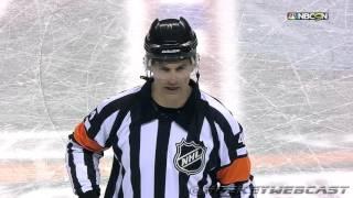 NHL Referee Calls Goal in Dramatic Fashion - March 28 2016 HD