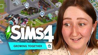 I got to build OFFICIAL lots for The Sims 4 Growing Together