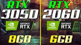 RTX 3050 vs RTX 2060  1080p Gaming - in 2022