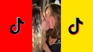 Tiktok lesbian couple hot kiss tiktok lesbian kiss