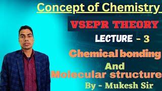 concept of chemistry by Mukesh sir #chemical bonding and molecular structure#vsepr theory#ch4