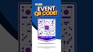 Make your events more interactive and organized with this event QR code