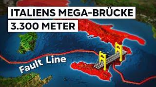 Italiens 118 Mrd. € Mega-Brücke nach Sizilien