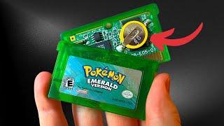 Replacing Pokemon Emerald Dry Internal Battery Game Boy Advance