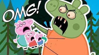 A Peppa Pig Horror Story  MUMMY PIG TURNS INTO A ZOMBIE - PART 1