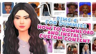 *UPDATED* How to Download & Install Custom Content  Sims 4 Dummies How to Aesthetic Gameplay