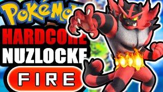 Pokémon Sword Hardcore Nuzlocke - FIRE Type Pokémon Only No items No overleveling