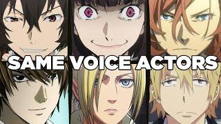 Bungo Stray Dogs Characters Japanese Dub Voice Actors Same Anime Characters Seven Deadly Sins