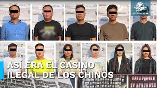 Este es el casino clandestino donde detuvieron a 11 chinos