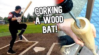 Hitting with a CORKED BAT  Wood Baseball Bat Reviews