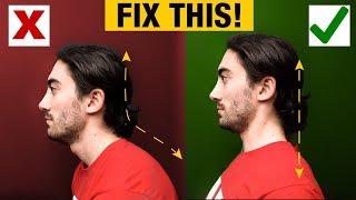 How to Fix Forward Head  Slumped Posture PERMANENTLY