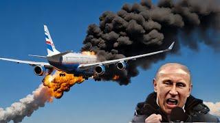 13 Minutes Ago Putins Presidential Plane and His Ministers Shot Down by Unidentified F-16C Missile