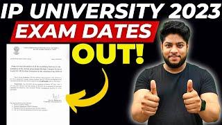 IP University 2023Big Update IPU CETExam Dates out