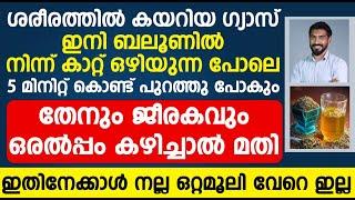 തേനും ജീരകവും ഒരൽപ്പം കഴിച്ചാൽ മതി കയറിയ ഗ്യാസ്  5 മിനിറ്റ് കൊണ്ട് പോകും  Gas trouble malayalam