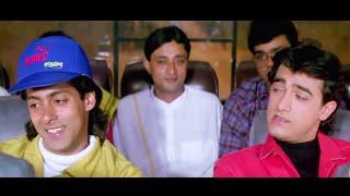 Andaz Apna Apna Full HD - Best Comedy Scene  Salman Khan Aamir Khan  Bus Scene