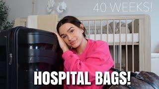 Pack my hospital bag with me First time mum *40 weeks pregnant*