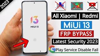 All XiaomiRedmi Miui 13 Frp BypassUnlock  Final Solution - Apps Not Disable Solution Without PC