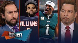 Eagles new offense Bears pretty good & Dolphins playoff-win drought  NFL  FIRST THINGS FIRST