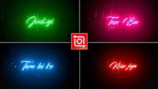 Glow Effect Lyrics Reels Video Editing In Inshot  Glow Lyrics Video Editing In Inshot App