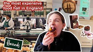 Only Eating Harrods food for 24 hours *most expensive food hall in London*