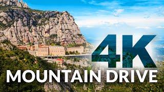  4K CURVY MOUNTAIN DRIVE - Montserrat Spain