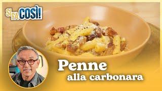 Penne alla carbonara - Si fa così  Chef BRUNO BARBIERI