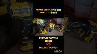 DEWALT LOSES...??  REALLY...???   STANLEY FATMAX SBD715 VS DEWALT DCD805