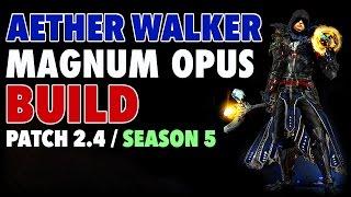 Wizard Delsere Magnum Opus Build Aether Walker DMO 2.4 Season 5