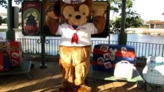 Duffy the Disney Bear Meet and Greet Debut at Epcot Walt Disney World 10142010 ダフィー