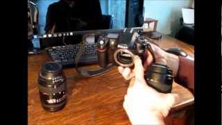 How to Change a Lens on a Digital SLR Camera Nikon D80