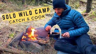 Solo Camping in Scotland  Wild Trout Catch & Cook