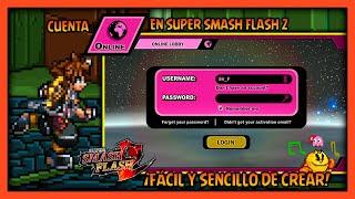 ¡TUTORIAL COMO CREAR UNA CUENTA ONLINE EN SUPER SMASH FLASH 2 