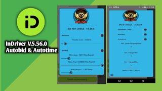 MOD INDRIVER VERSI 5.56.0 AUTOBID AUTOTIME TERBARU GACOR..