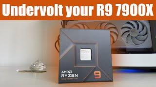 Undervolt your Ryzen 9 7900X for more FPS and Lower Temperature