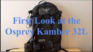 First Look at the Osprey Kamber 32  Osprey Kamber 32L Ski & Snowboard Backpack Review Part 1