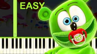 NUKI NUKI SONG  Gummy Bear - EASY Piano Tutorial