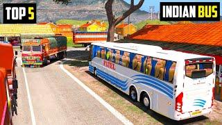 Top 5 Indian bus simulator games for android  Best bus simulator games for android on 2024