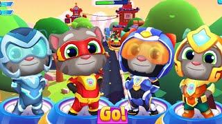 Talking Tom Hero Dash Ice Bolt Tom vs Soldier Tom vs Gold Flash Tom vs Talking Tom