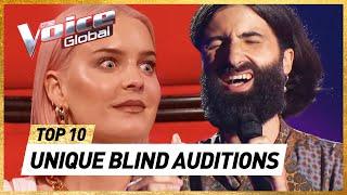 MOST UNIQUE & SURPRISING Blind Auditions of 2021  The Voice Rewind