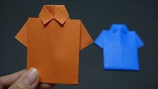 How to Make Paper Shirt  DIY Origami Paper Crafts  Easy Origami