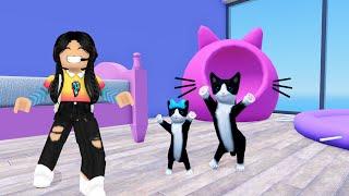 me CONVIERTO en GATO y tengo un HIJO   en roblox  paolazgames