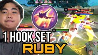 1 HOOK DELETE BY RUBY  RUBY GAMEPLAY 2024  NEW BEST BUILD FOR RUBY  ikanji  Episode 3  MLBB