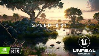 Speed Level Design  Forest Wetlands  Unreal Engine 5.2