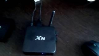 X98 tv box  тест на скорость wifi