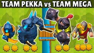 PEKKA + MINI PEKKA vs MEGA CABALLERO + CABALLERO  CUAL ES EL MEJOR DUO?  CLASH ROYALE